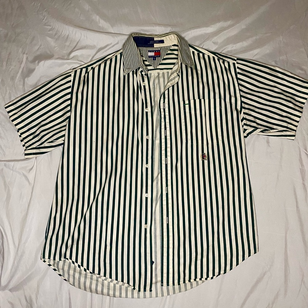 vintage striped tommy hilfiger shirt